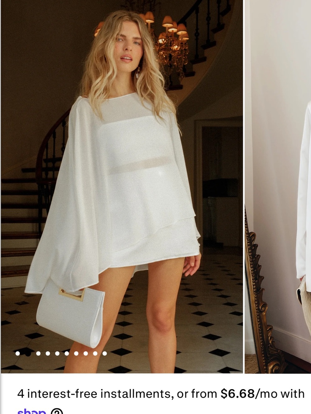 NWT Show Me Your MuMu satin skirt